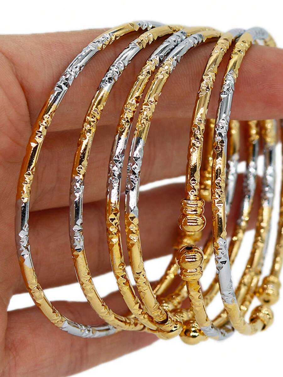 Gold African Bangles 3mm, Indian Color Wedding Jewelry Gift – Ideal for gifting, travel accessories, romantic occasions, casual style, or everyday use with elegant minimalist charm.