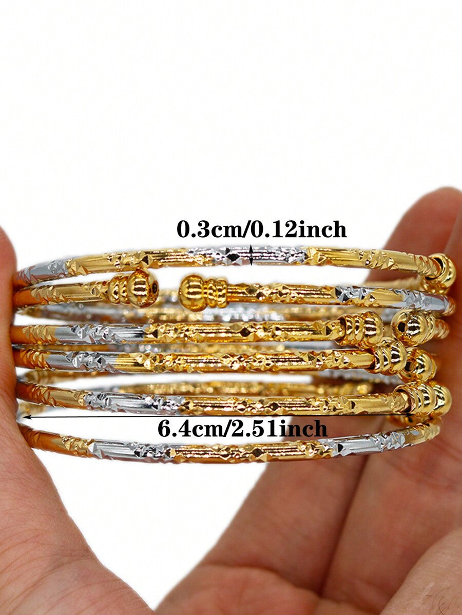 Gold African Bangles 3mm, Indian Color Wedding Jewelry Gift – Ideal for gifting, travel accessories, romantic occasions, casual style, or everyday use with elegant minimalist charm.